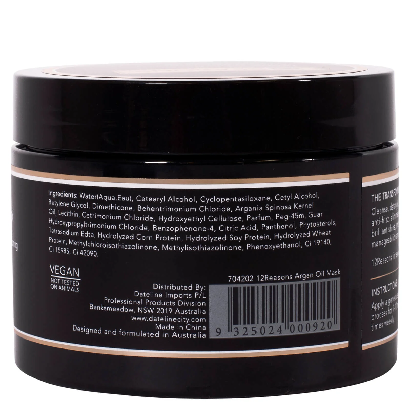 12Reasons Argan Oil Mask 250ml - Image 3