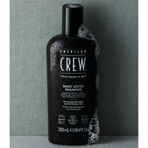 American Crew Daily Silver Shampoo 250ml - Image 2
