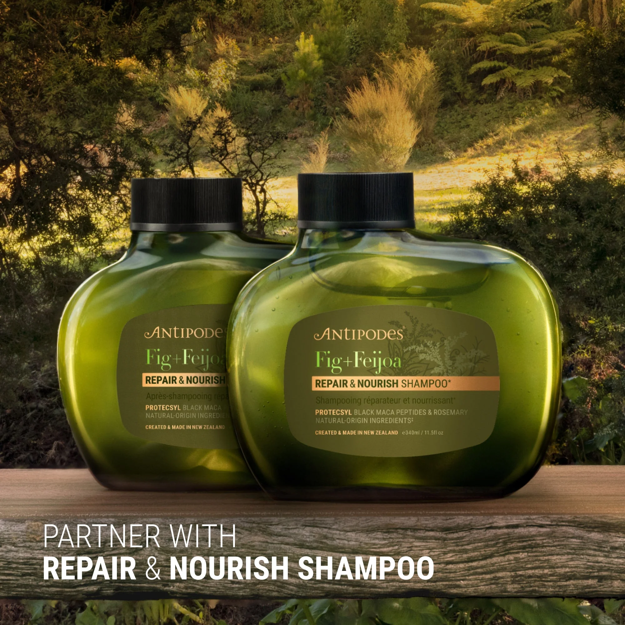 Antipodes Fig + Feijoa Repair & Nourish Conditioner 340ml - Image 5