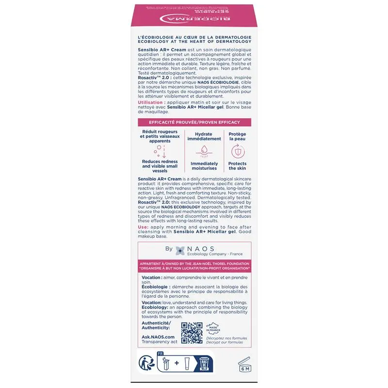 Bioderma Sensibio AR Anti-Redness Soothing Moisturiser 40ml - Image 6