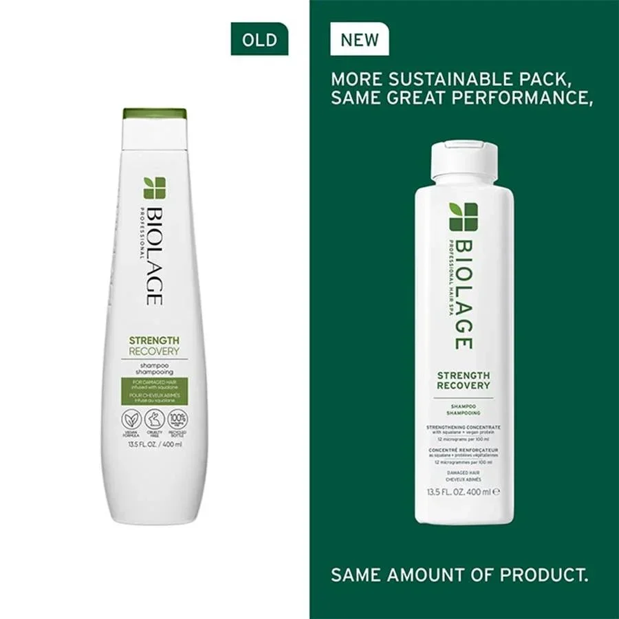 Biolage Strength Recovery Shampoo 400ml - Image 2