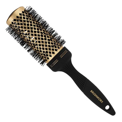 Brushworx Gold Ceramic Hot Tube Brush - 43mm Large