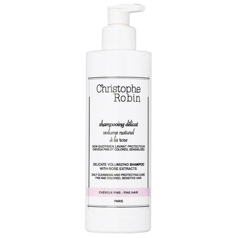 Christophe Robin Delicate Volumizing Shampoo with Rose Extracts 400ml - Old Packaging