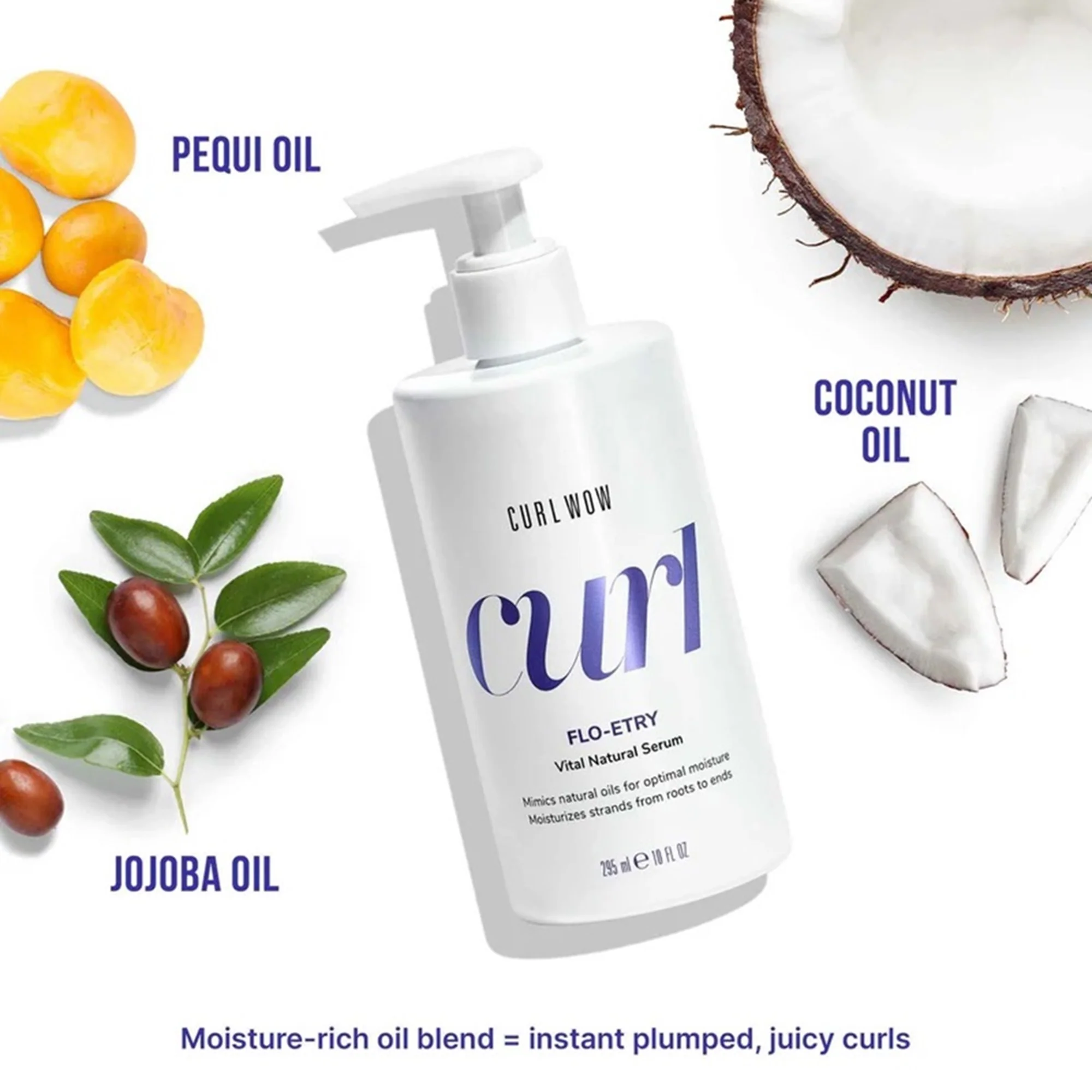Color Wow Curl Wow Flo-Etry Vital Natural Serum 295ml - Image 2