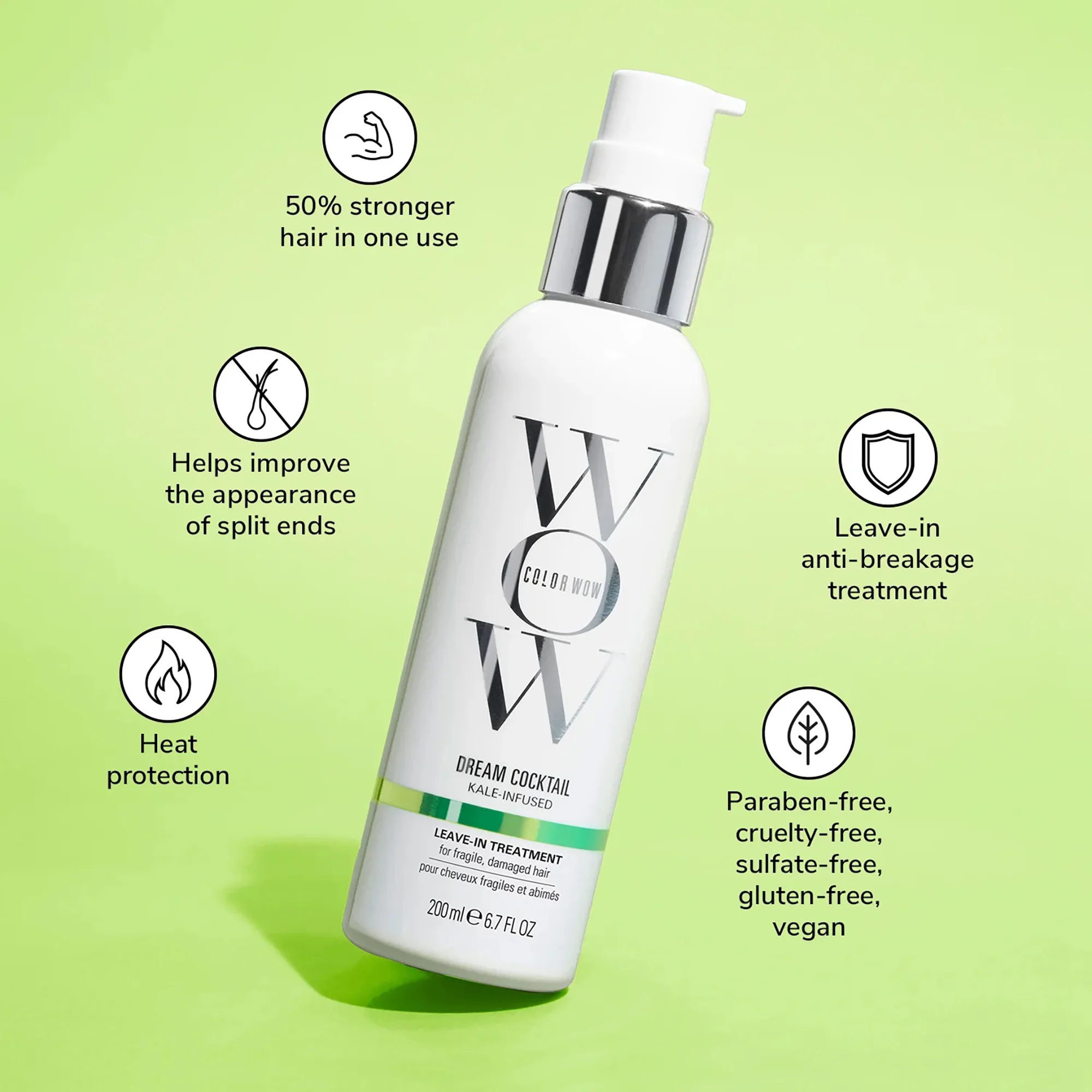 Color Wow Dream Cocktail Kale Treat - Repair 200ml - Image 3