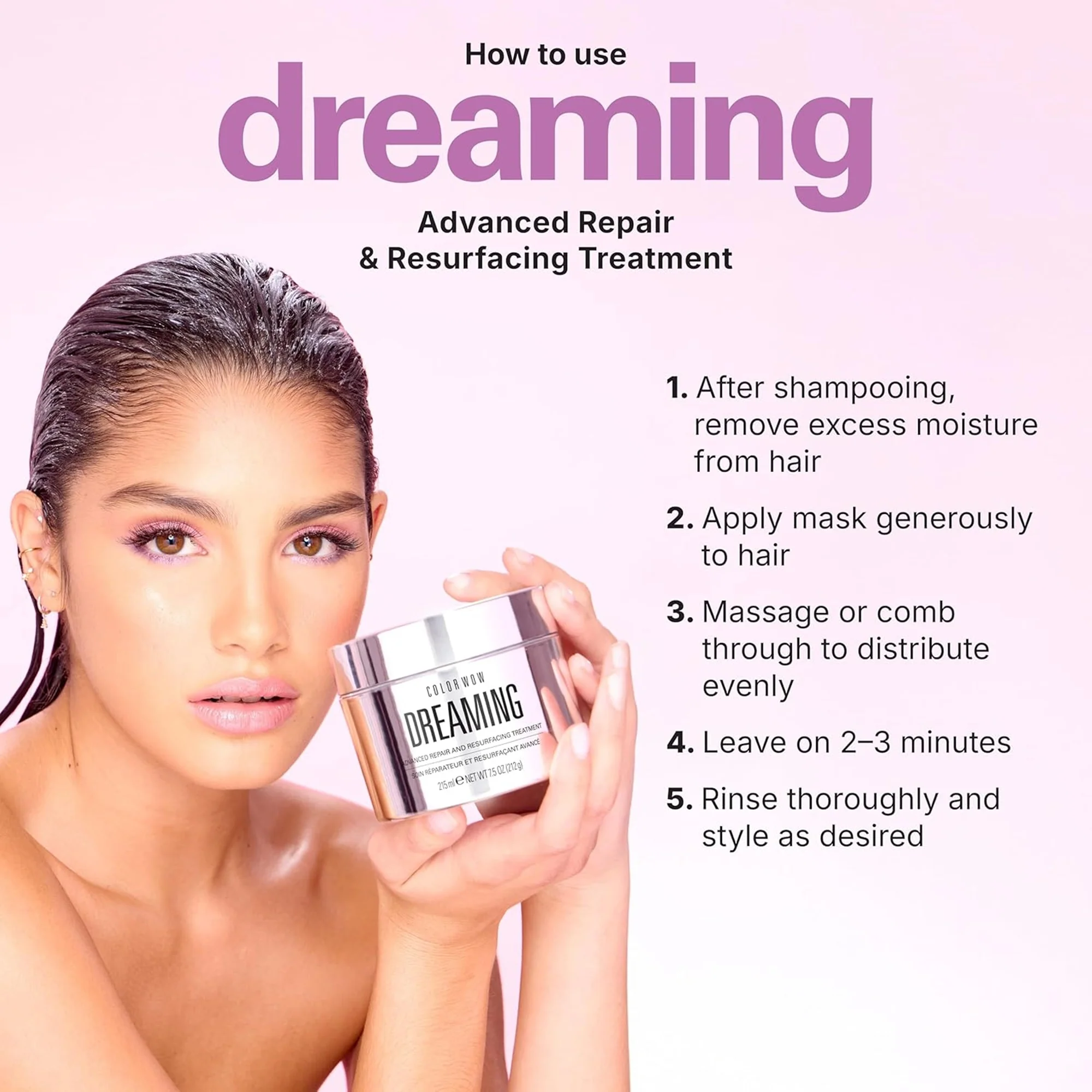 Color Wow Dreaming Mask 215ml - Image 5