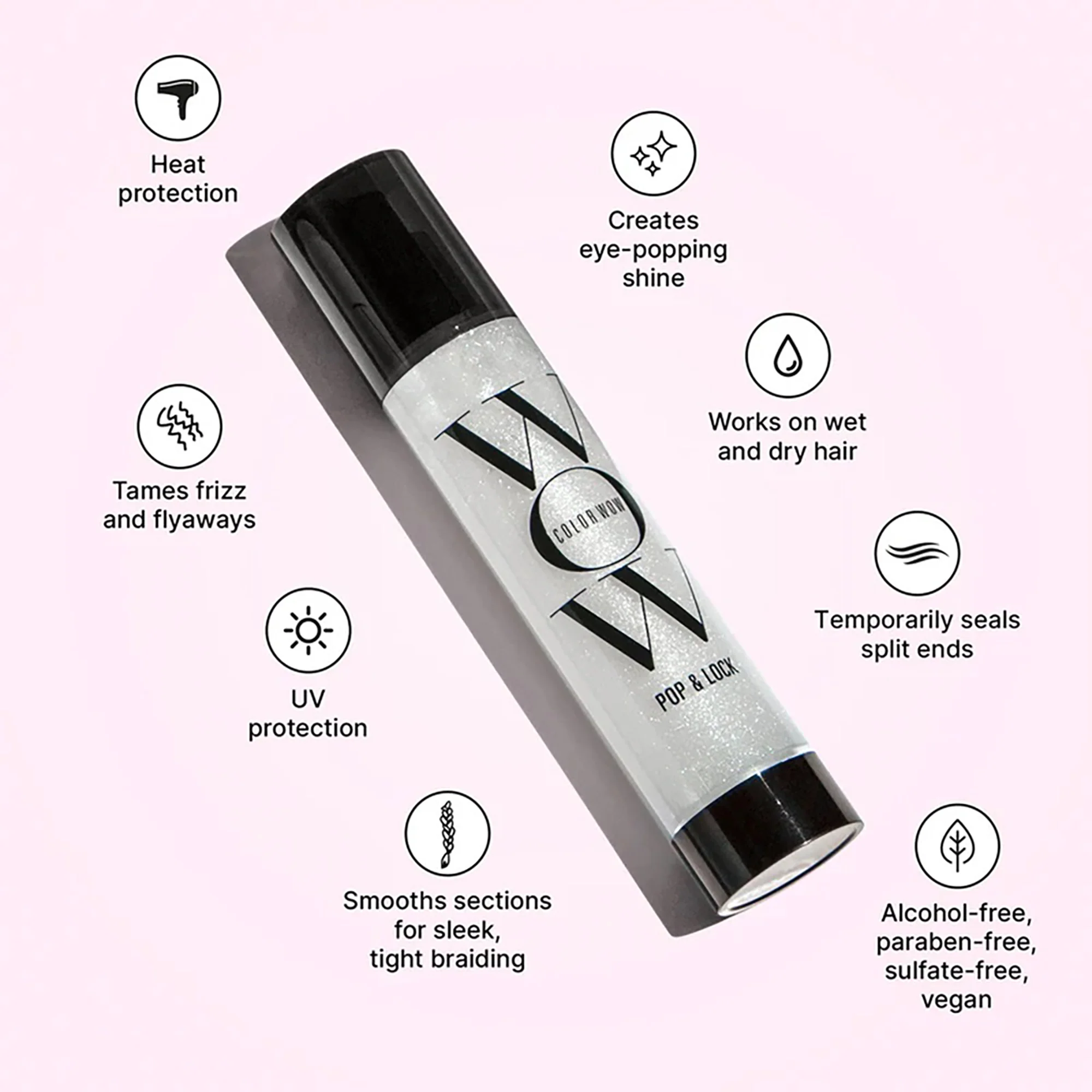 Color Wow Pop & Lock High Gloss Serum 12ml - Image 3