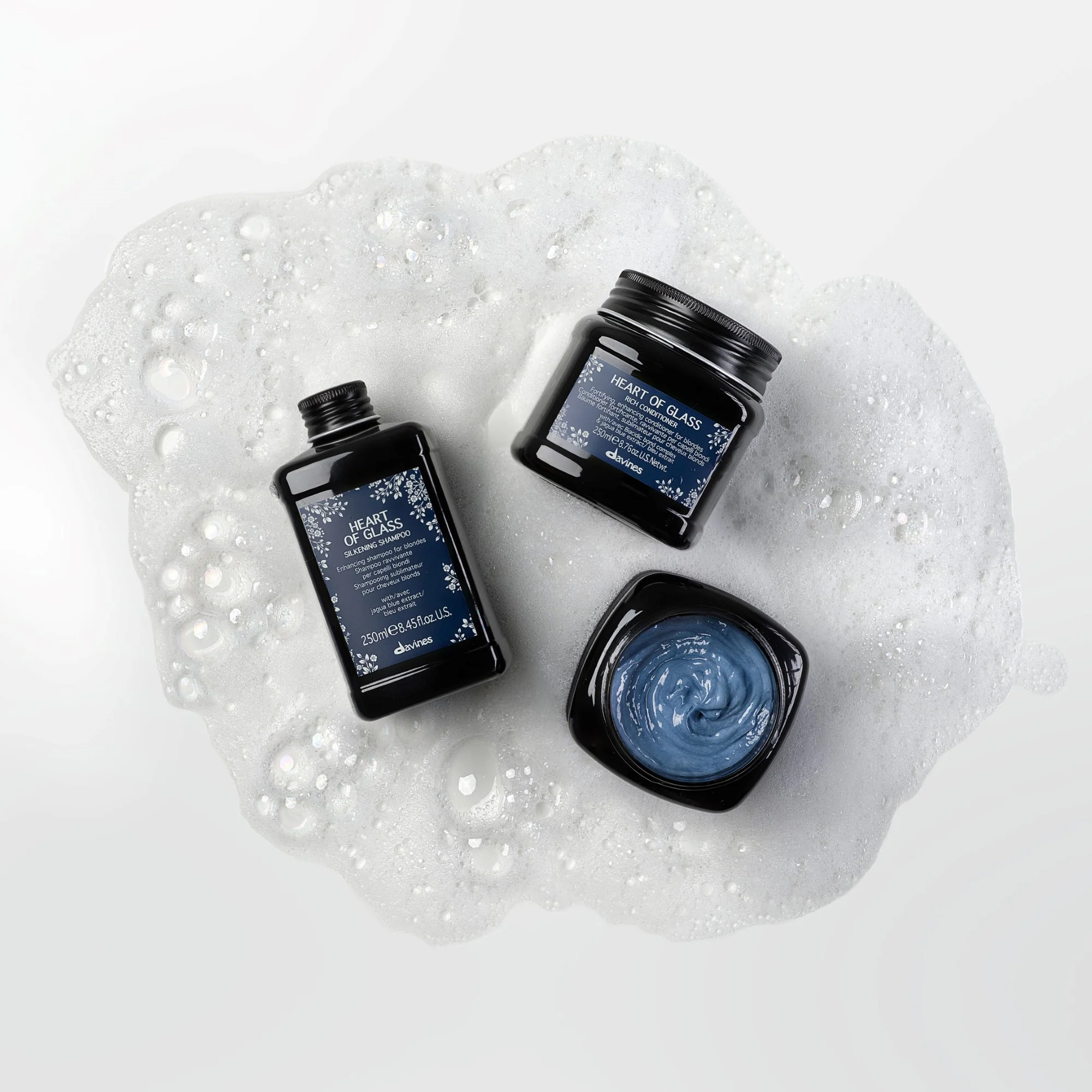 Davines Heart of Glass Rich Conditioner 250ml - Image 3