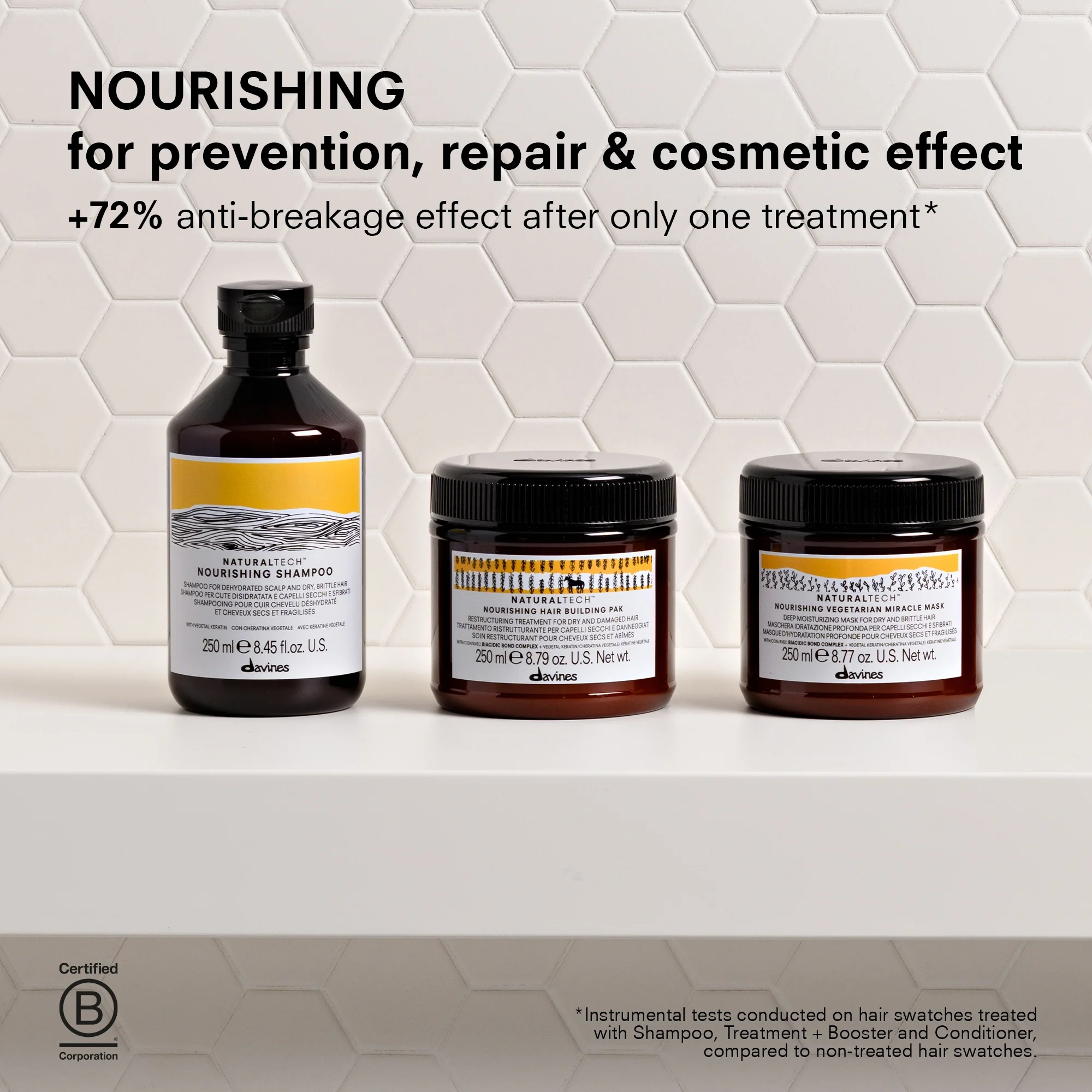 Davines Natural Tech Nourishing Hair Building Pak 250ml - Image 2