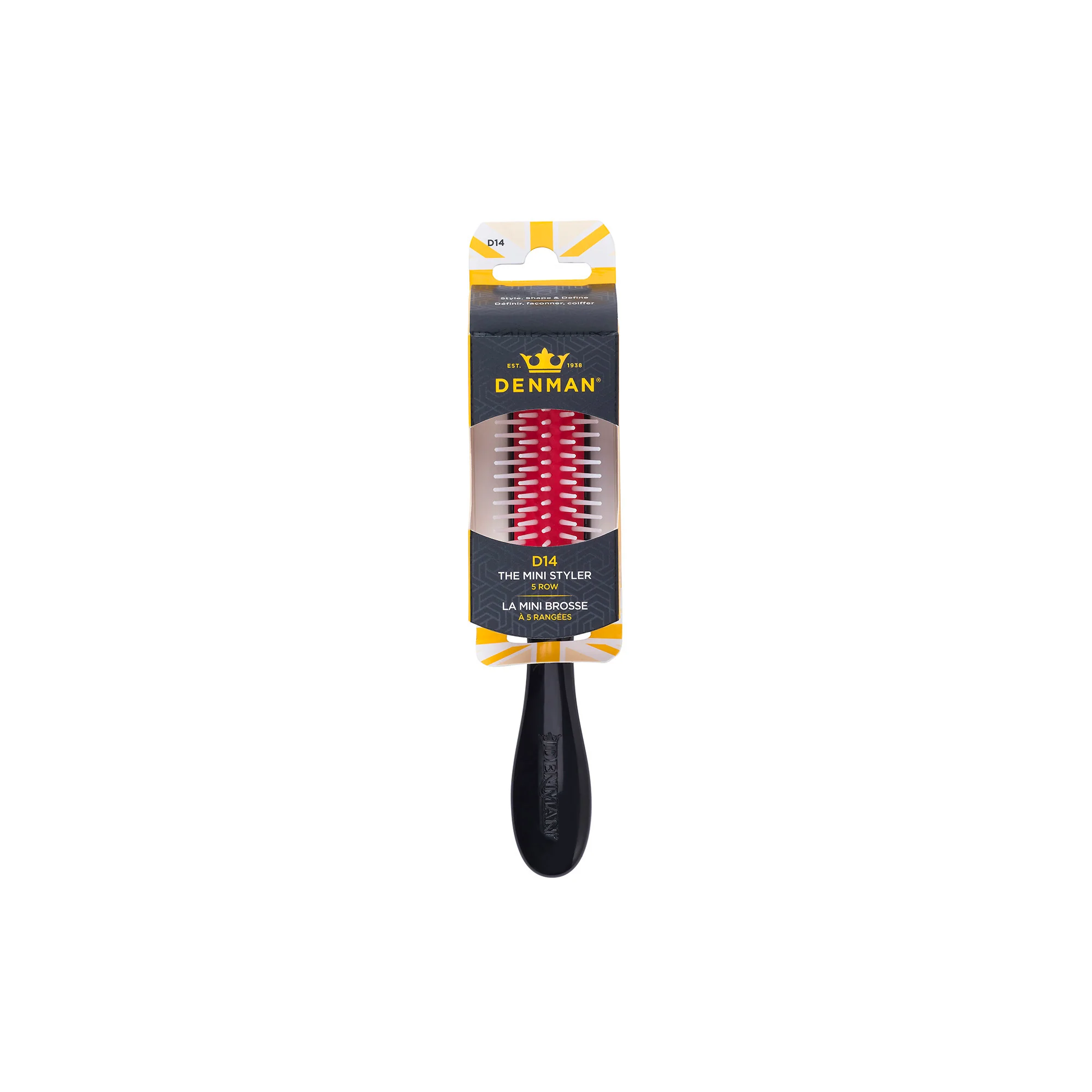 Denman D14s 5 Row Classic Mini Styler Brush - Image 3