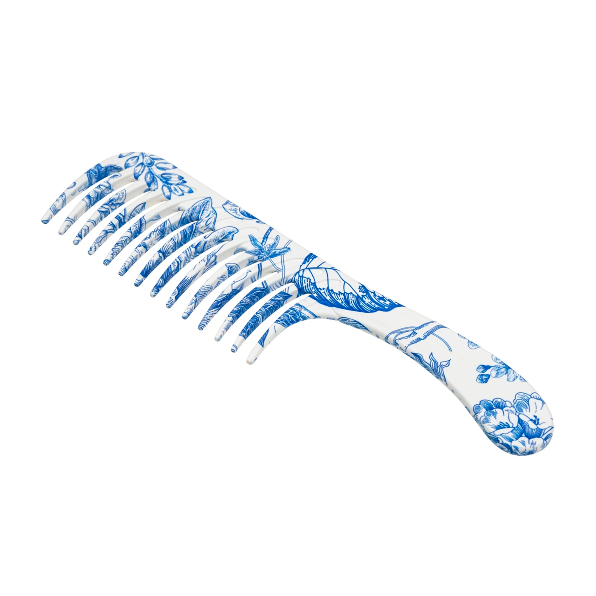 Denman D28 Deluxe Wide Tooth Detangling Comb - Blue Belle - Image 2