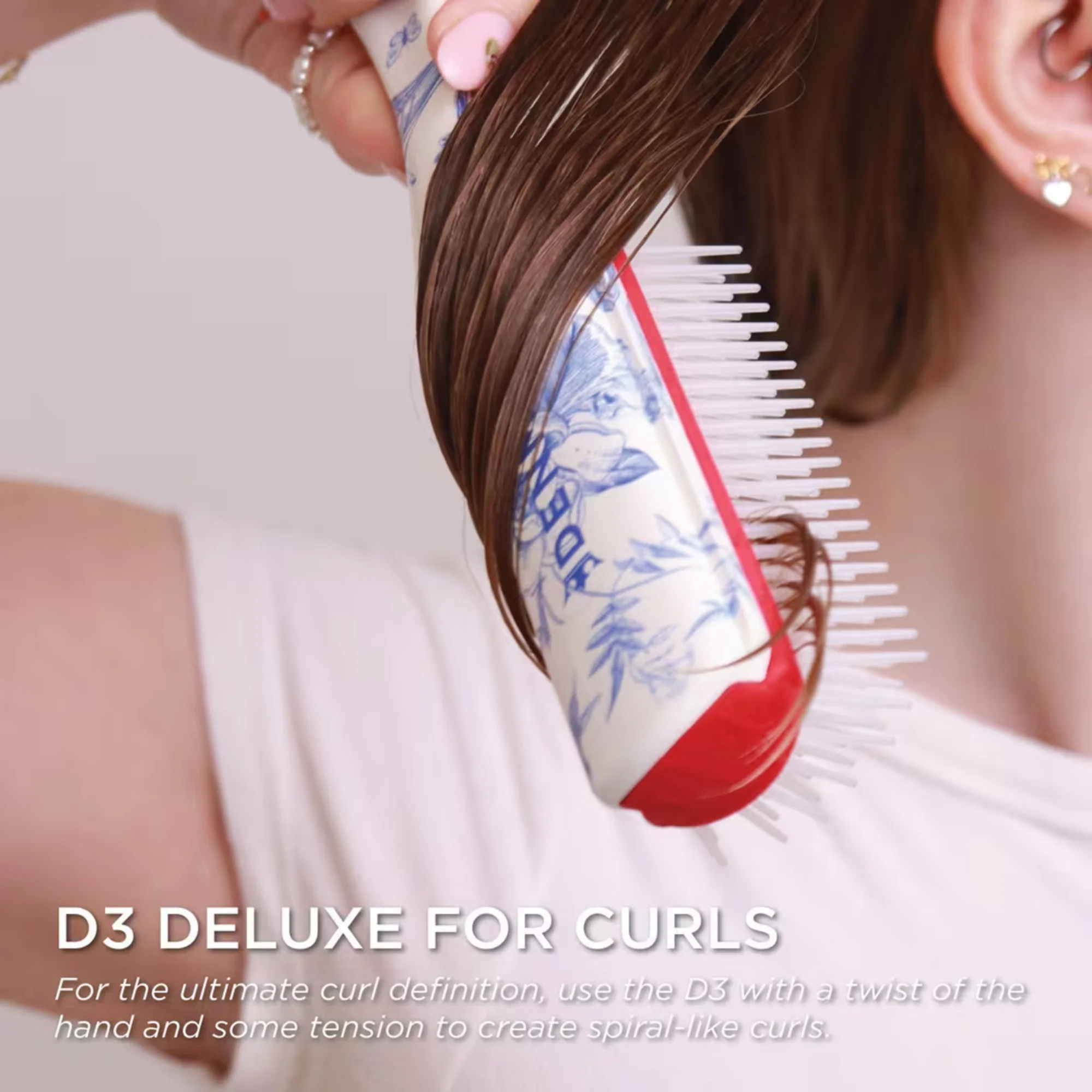 Denman D3 7 Row Styler Brush - Blue Belle - Image 7
