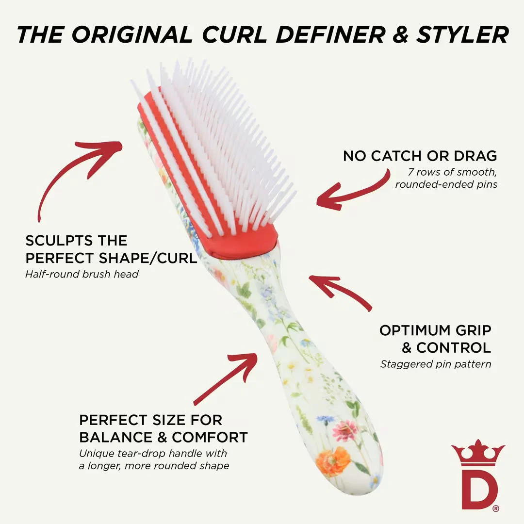 Denman D3 Floral Fantasies 7 Row Styler Brush - Image 5