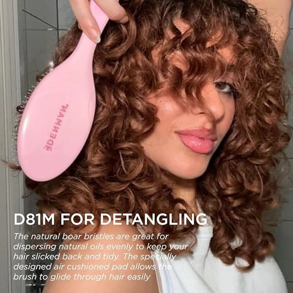 Denman D81M Pastel Pink Style & Shine Brush - Image 6