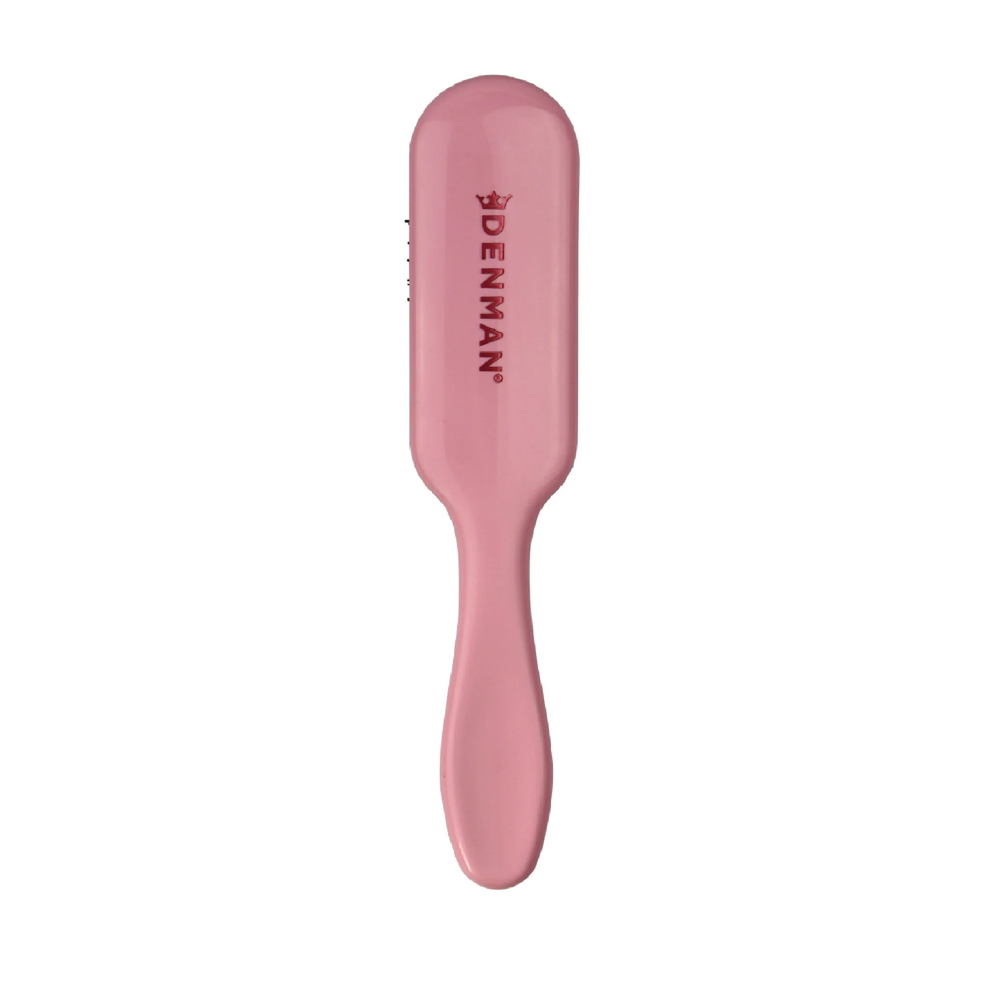 Denman D90 Pastel Pink Tangle Tamer Ultra Mini Brush - Image 2