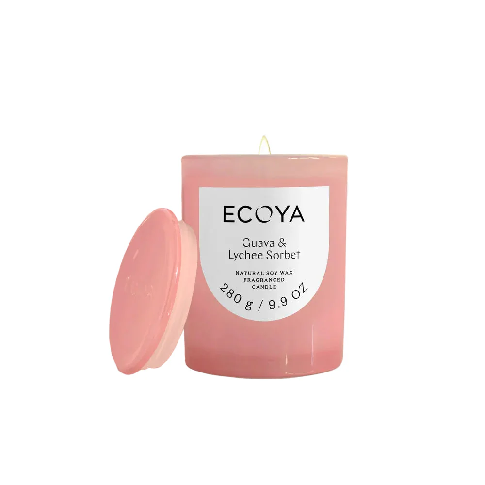 ECOYA Guava & Lychee Sorbet Metro Candle 270g