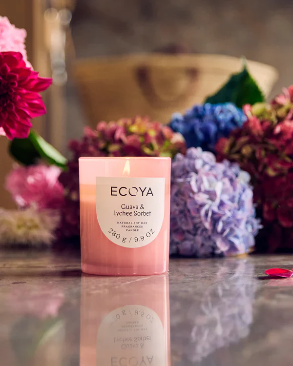 ECOYA Guava & Lychee Sorbet Metro Candle 270g - Image 3