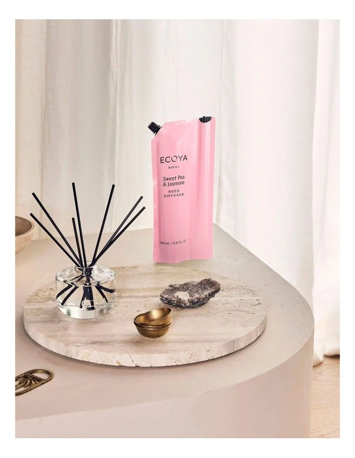 ECOYA Sweet Pea & Jasmine Diffuser Refill 200ml - Image 2