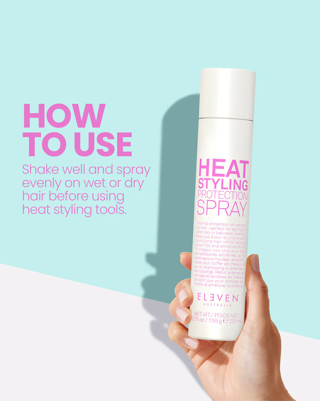ELEVEN Australia Heat Styling Protection Spray 200ml - Image 6
