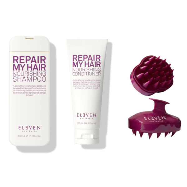 ELEVEN Australia Repair & Scalp Brush Trio Pack