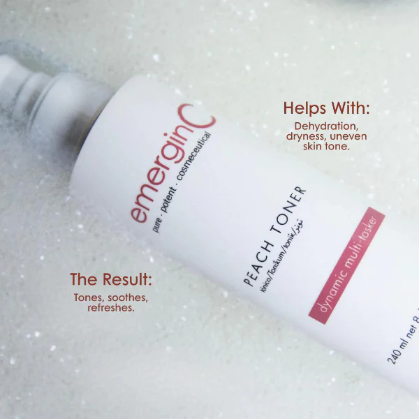emerginC Peach Toner 240ml - Image 2