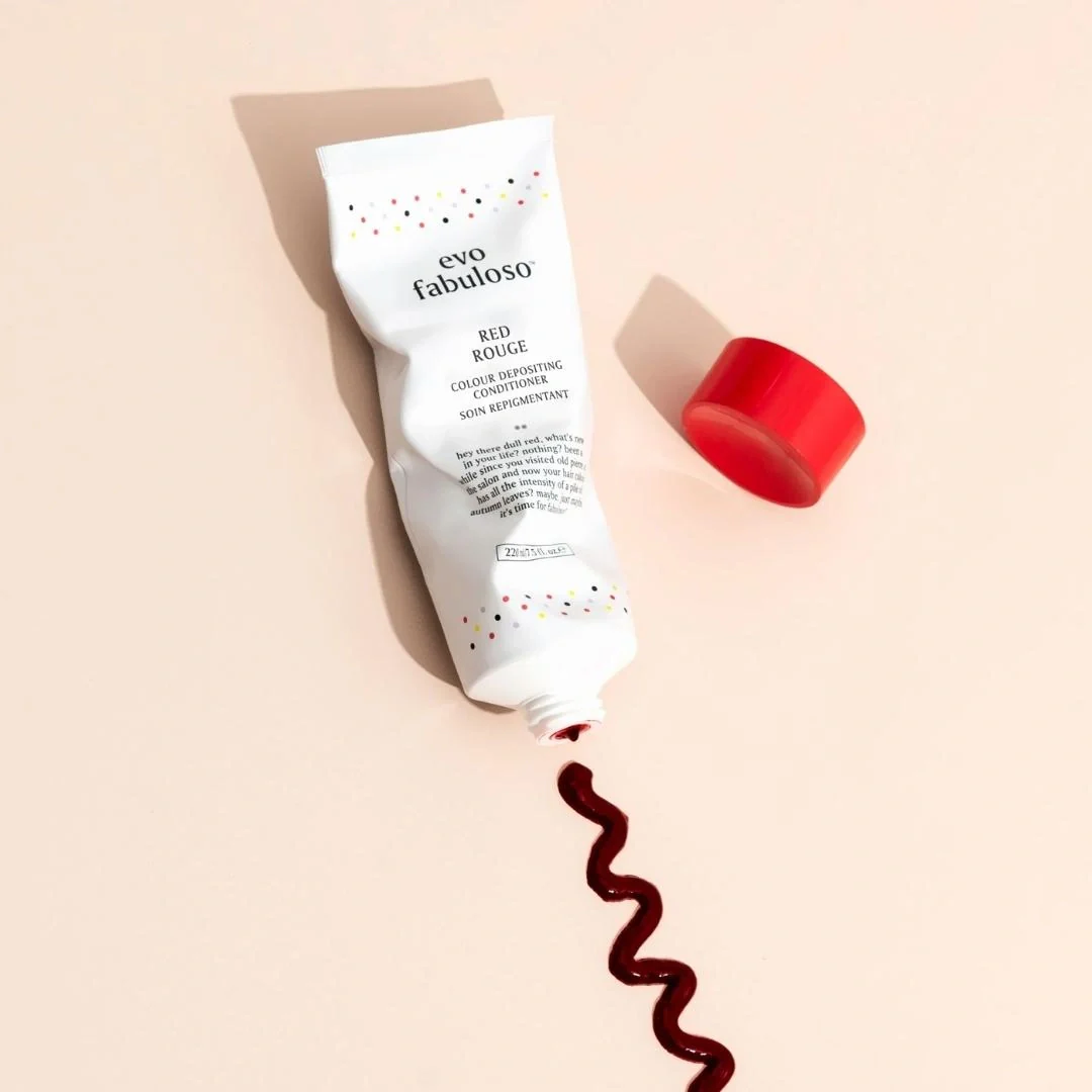 evo fabuloso Red Colour Depositing Conditioner 220ml - Image 2
