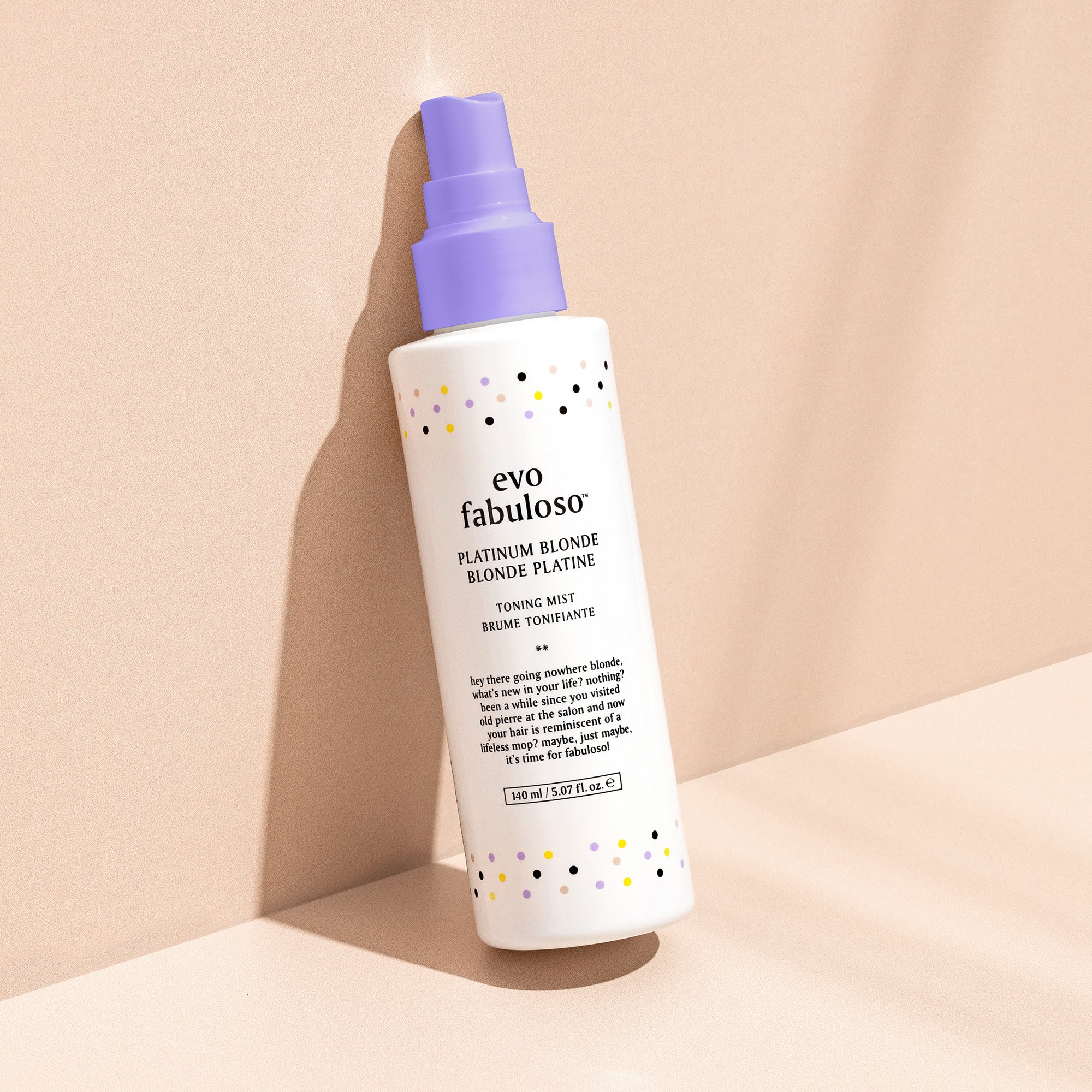 Evo Fabuloso Platinum Blonde Toning Mist 140ml - Image 2