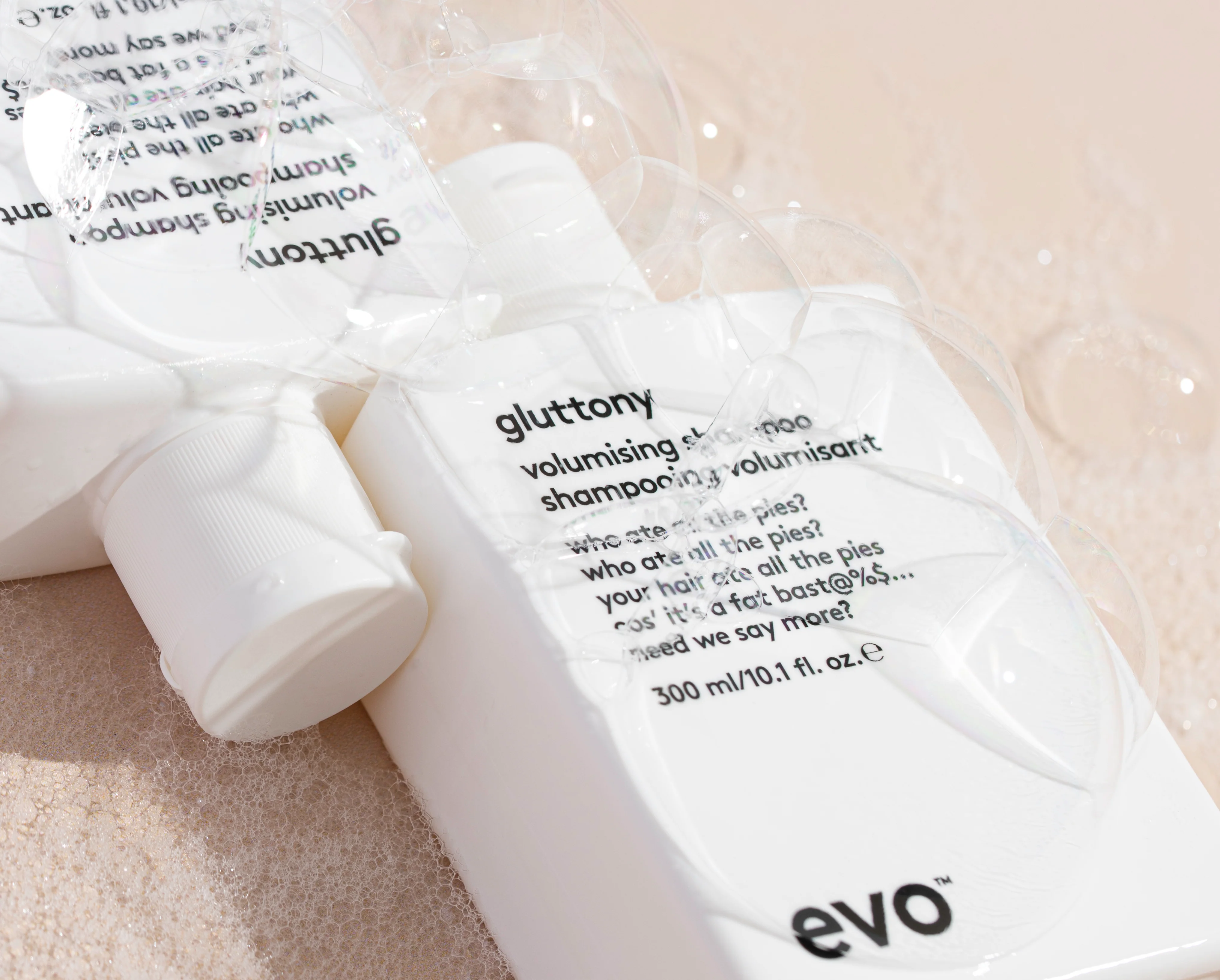 evo Gluttony Volumising Shampoo 300ml - Image 3