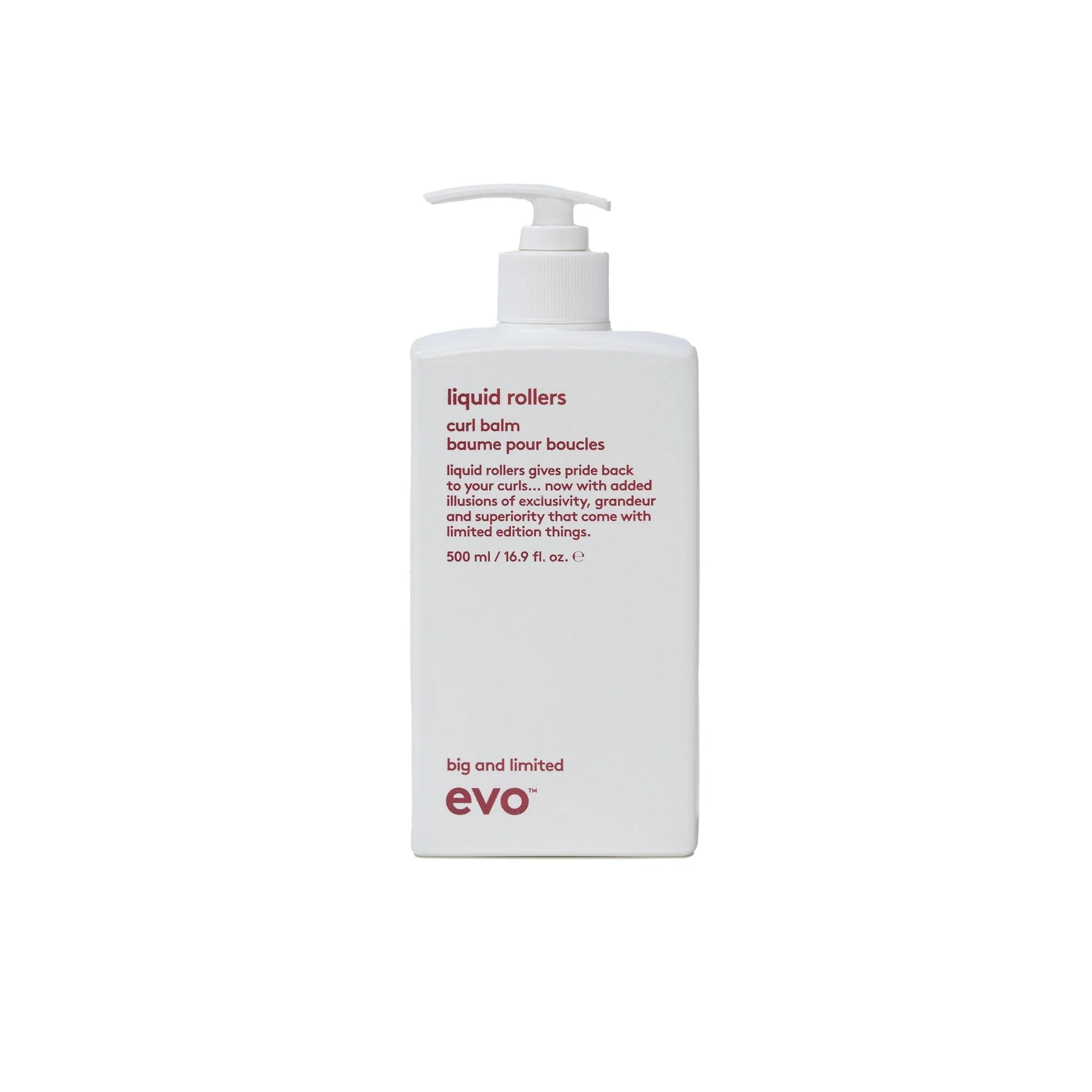 evo Liquid Rollers Curl Balm 500ml Jumbo Limited Edition