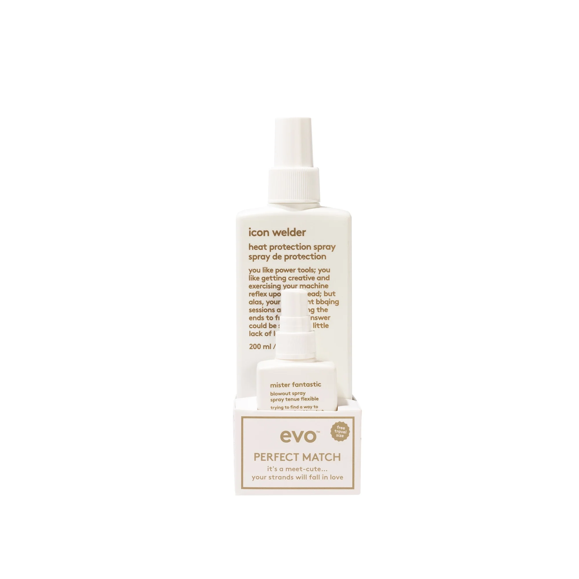 evo perfect match - icon welder  + mr fantastic duo