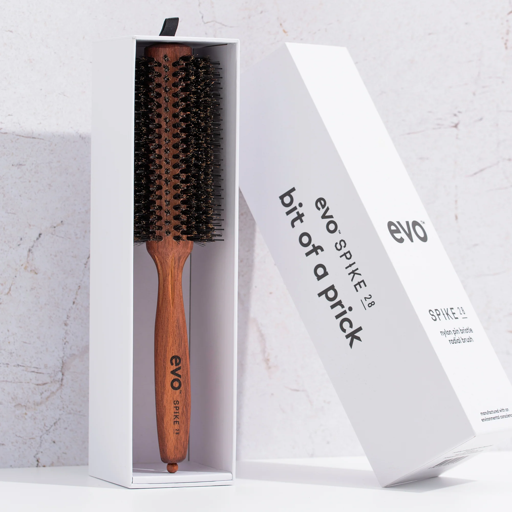 evo spike nylon pin bristle radial brush 28mm - Image 3