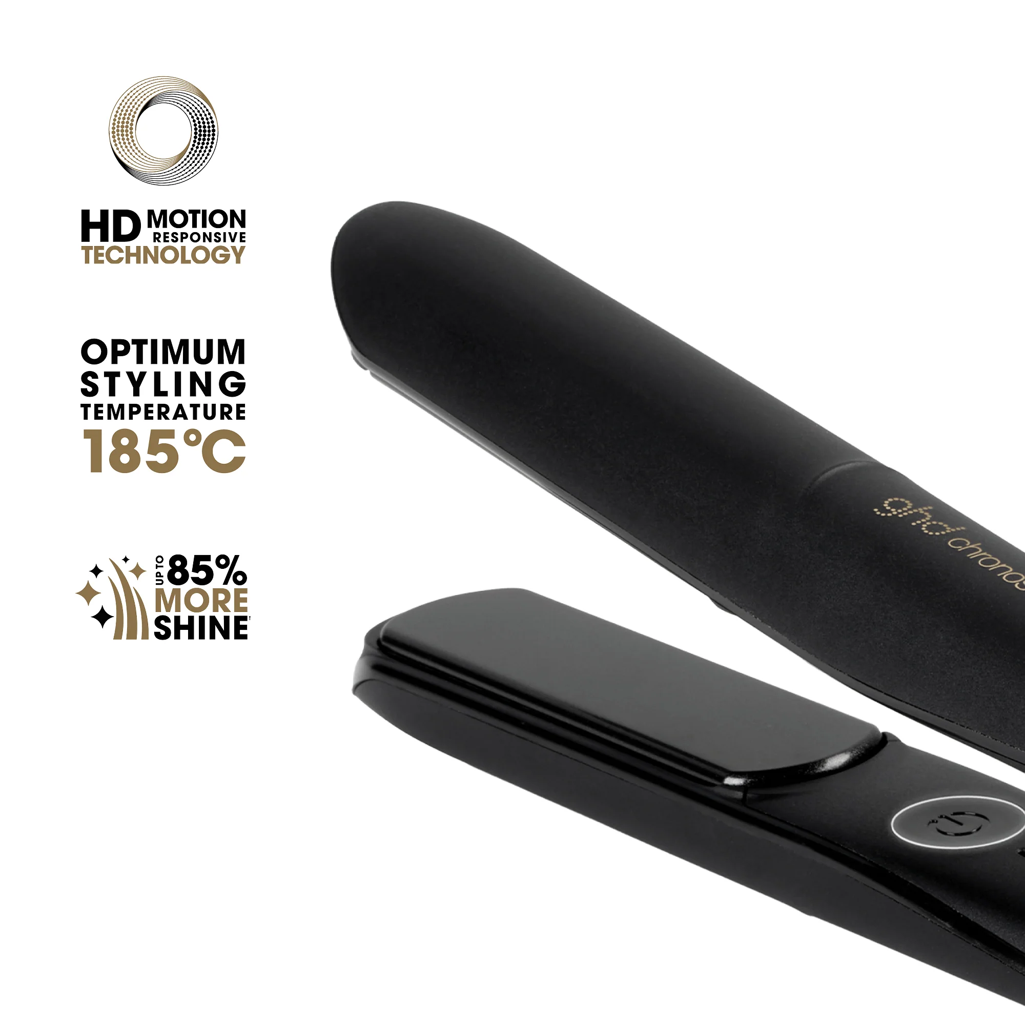 ghd Chronos Hair Straightener 26mm Plate - Black - Image 7