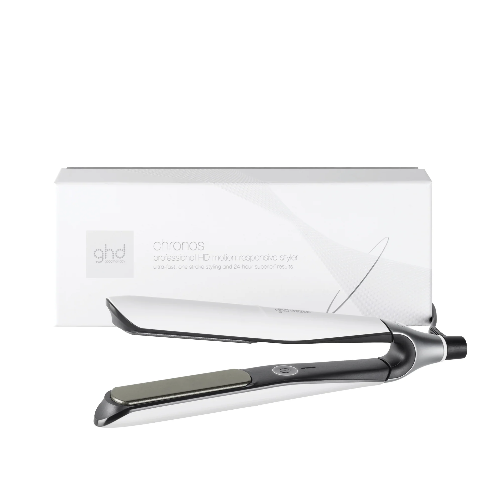 ghd Chronos Hair Straightener 26mm Plate - White - Image 2