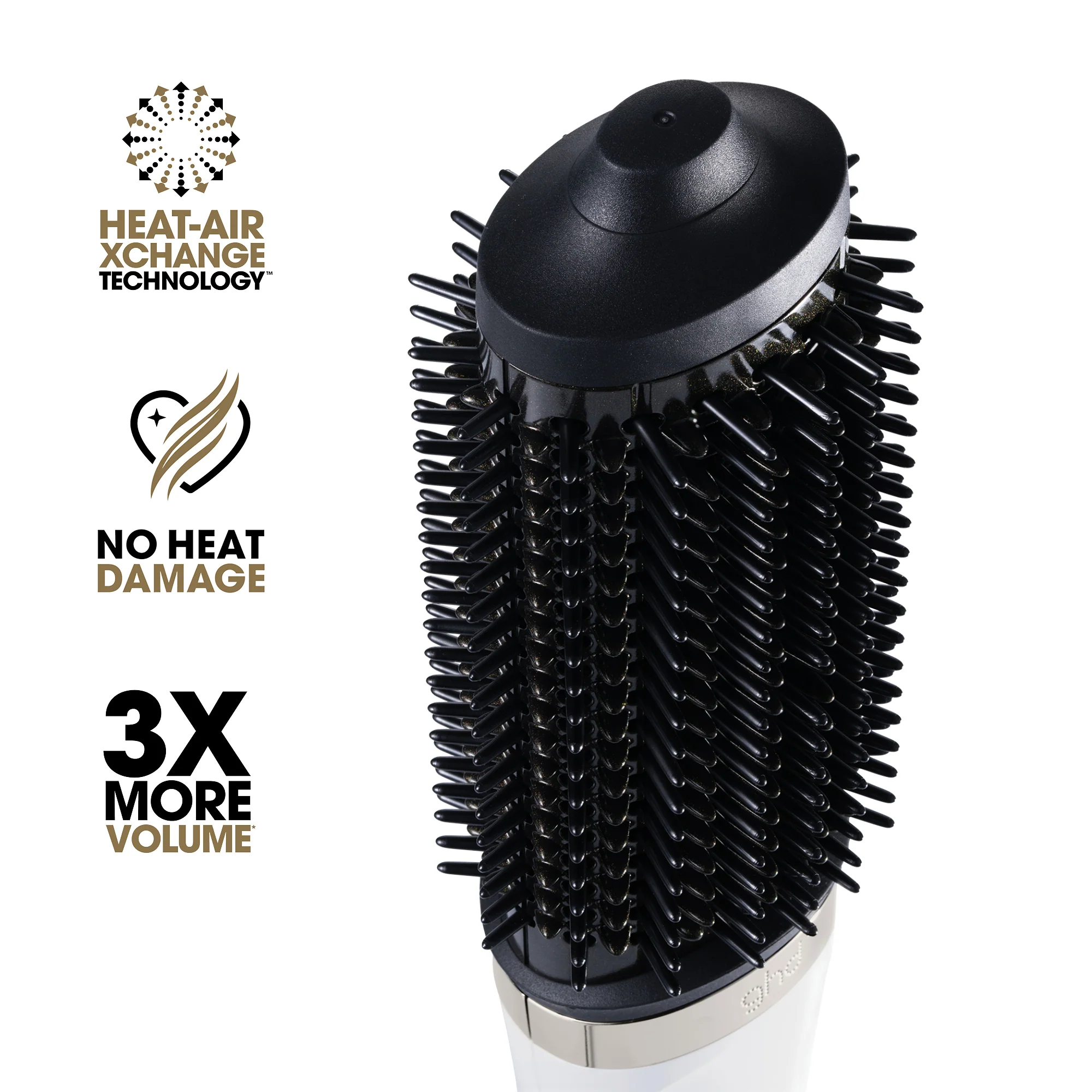 ghd Duet Blowdry Volumising Hot Air Brush - White - Image 4