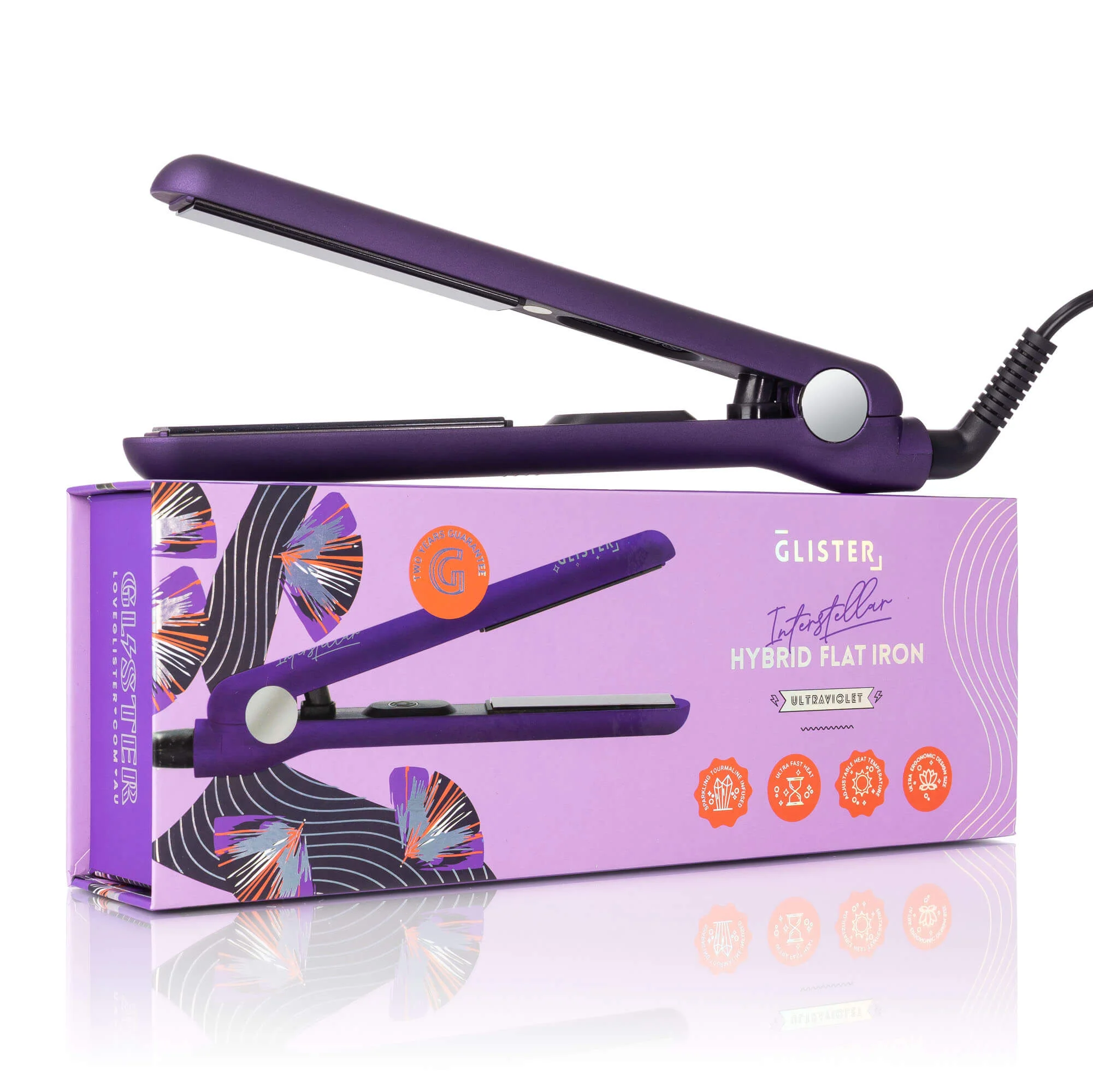 Glister Midi- Hybrid Ultra Violet Flat Iron 22mm