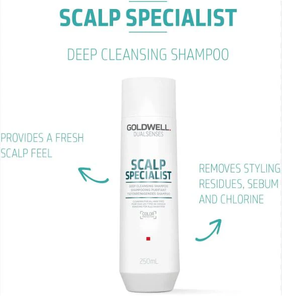 Goldwell Dualsense Scalp Specialist Deep Cleansing Shampoo 250ml - Image 2
