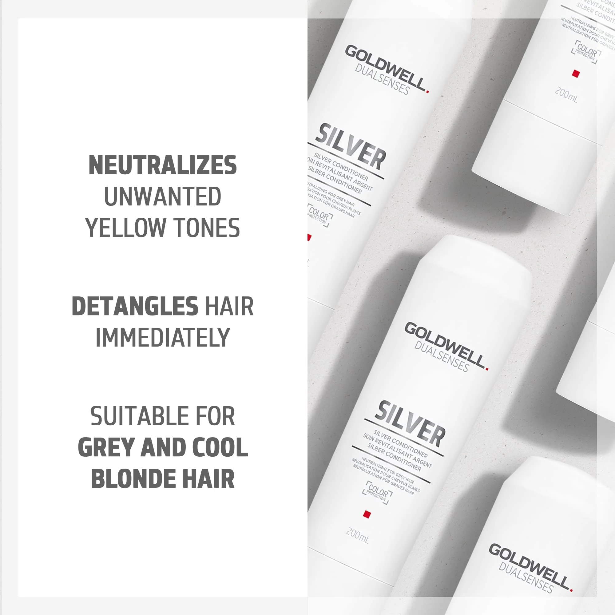 Goldwell Dualsenses Silver Conditioner 300ml - Image 2