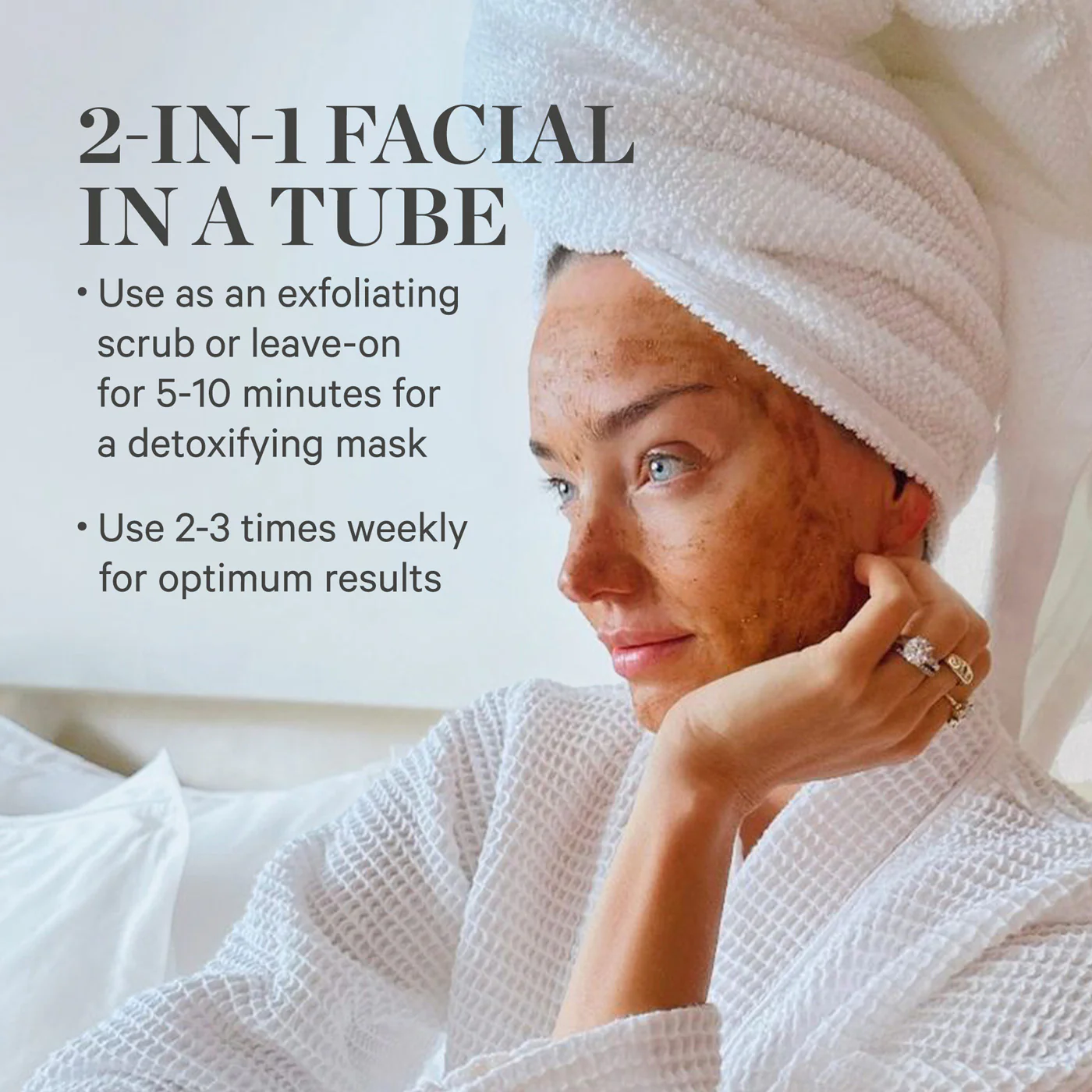 KORA Organics Turmeric Brightening and Exfoliating Mask 30ml - Image 4