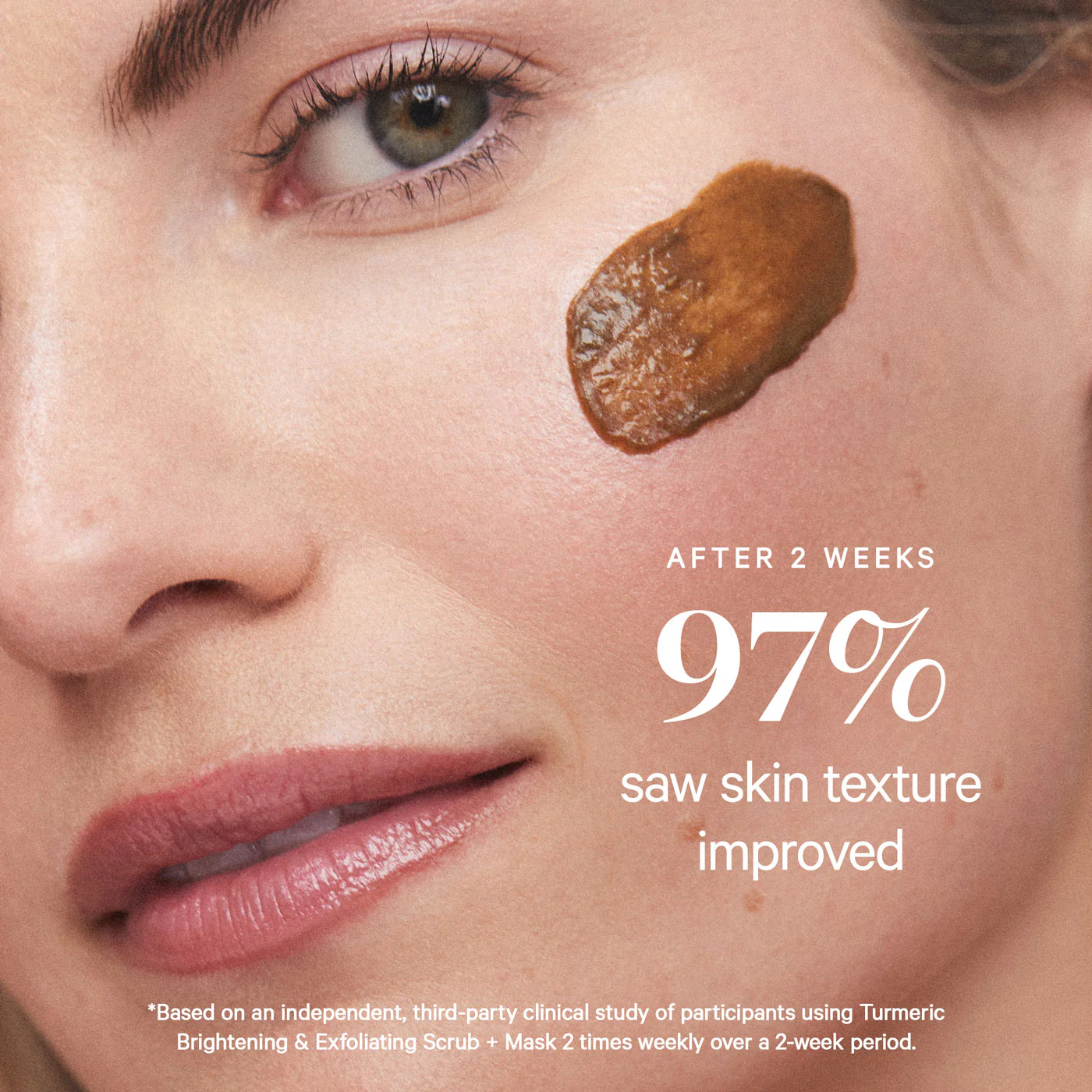KORA Organics Turmeric Brightening and Exfoliating Mask 30ml - Image 7