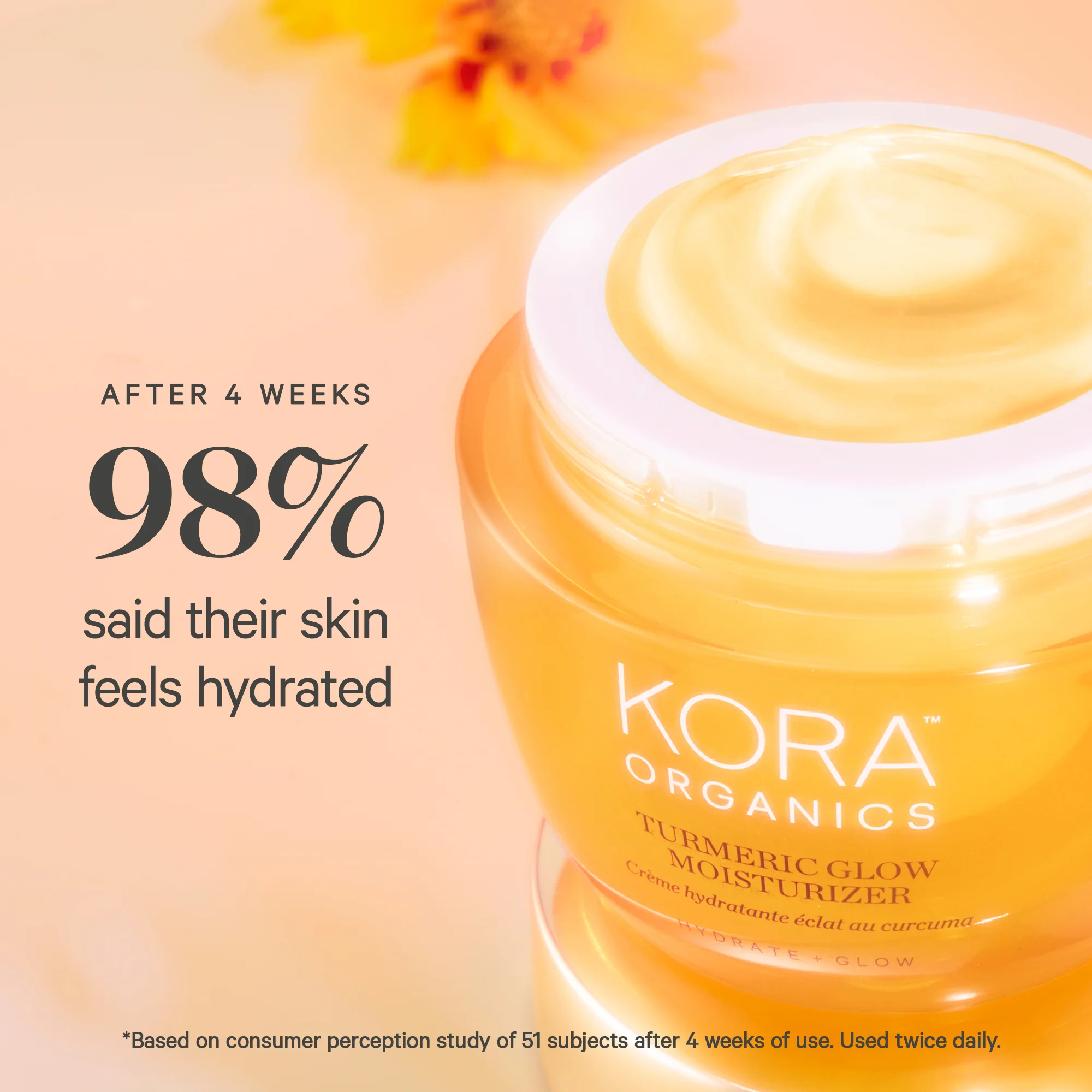KORA Organics Turmeric Glow Moisturizer Refill Pod 50ml - Image 13