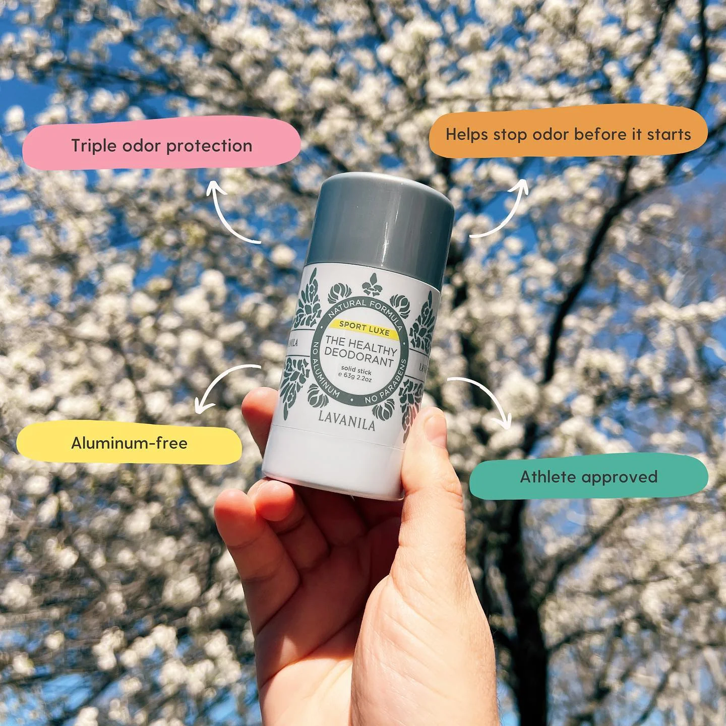 Lavanila The Healthy Deodorant Sport Luxe 63g - Image 6