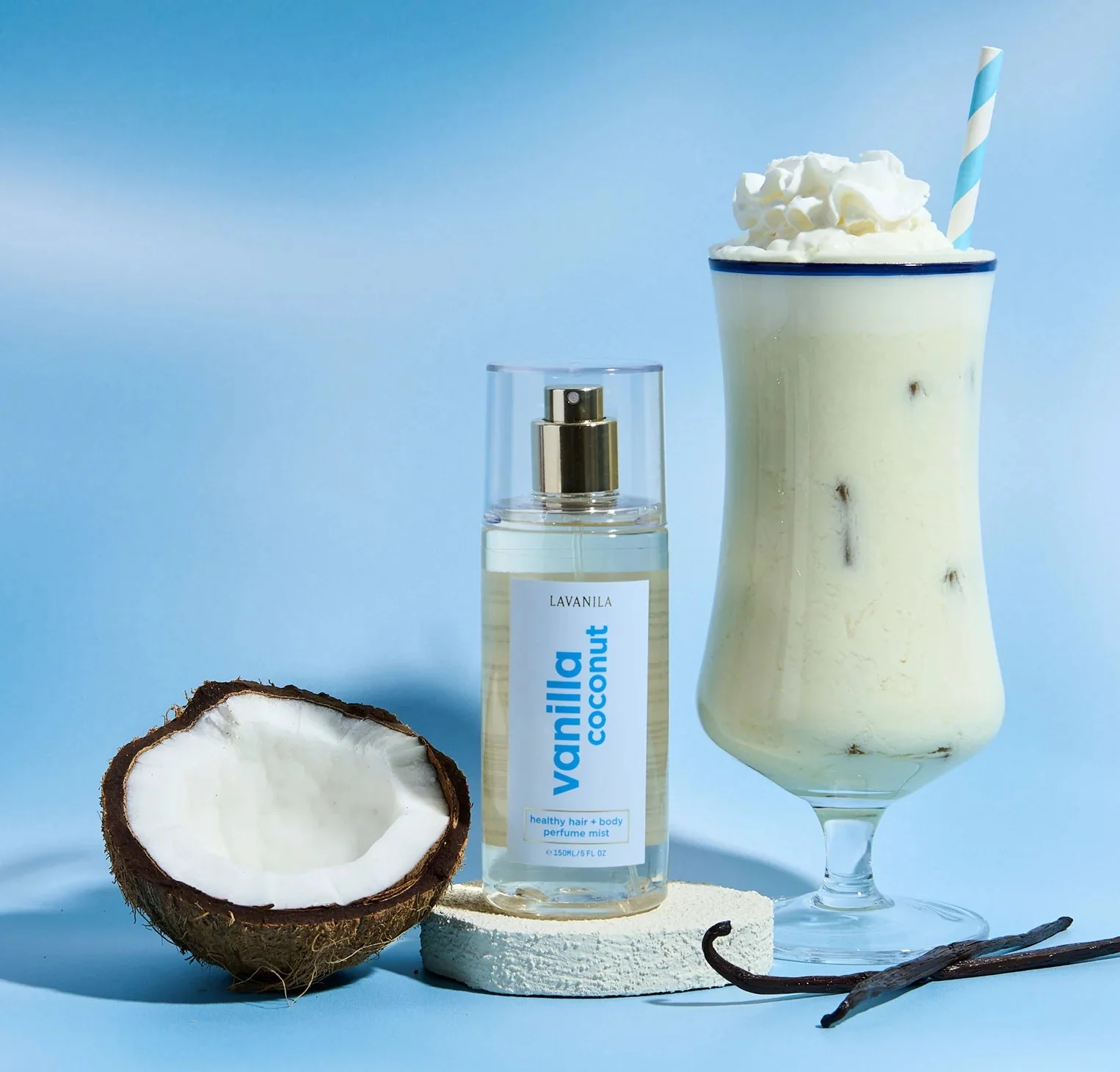 Lavanila The Healthy Hair + Body Mist Vanilla Coconut 150ml - Image 3
