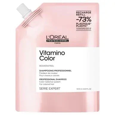 L'Oreal Professionnel Serie Expert Vitamino Color Shampoo Refill Pouch 500ml