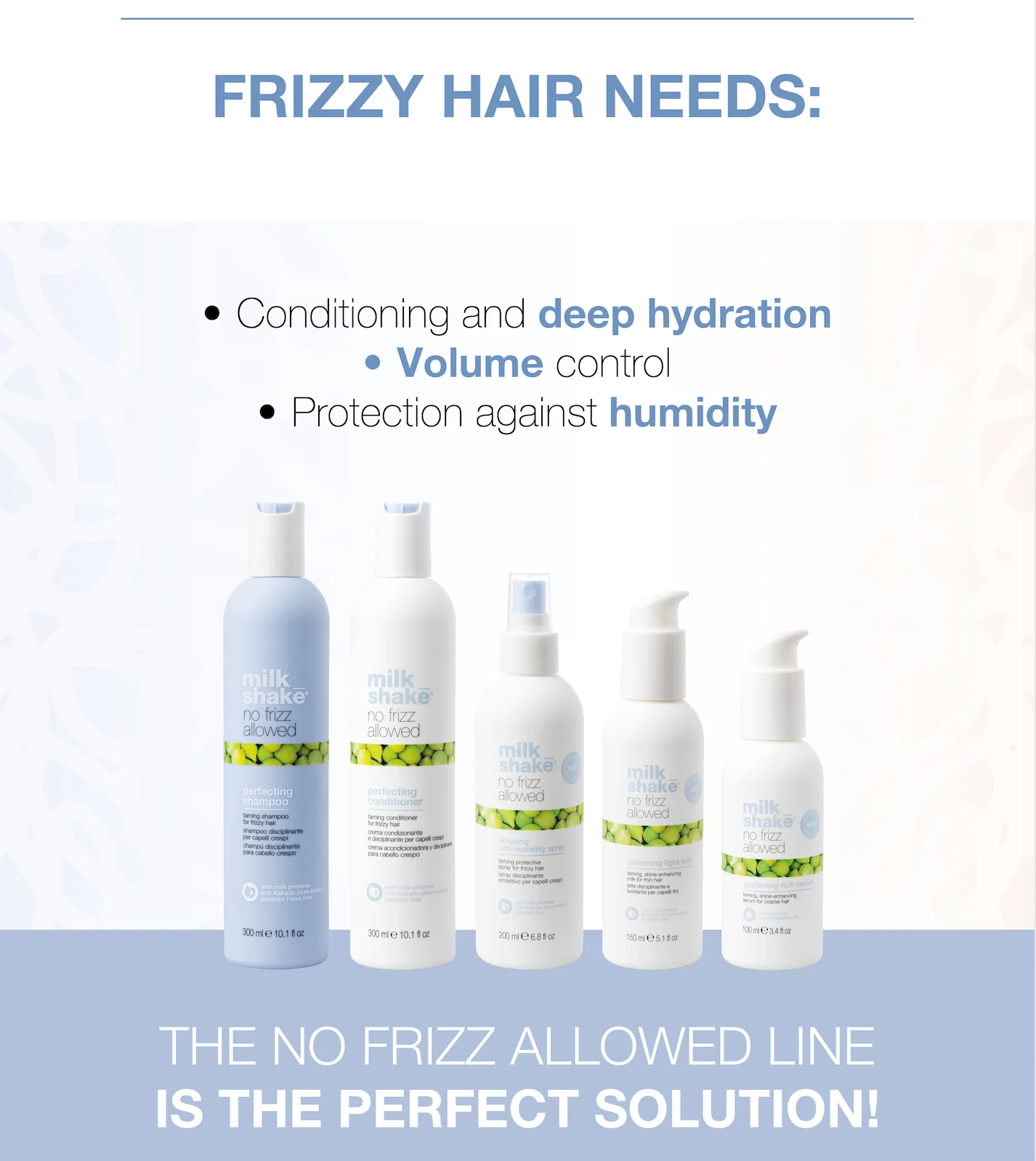 milk_shake No Frizz Allowed Perfecting Shampoo 300ml - Image 3