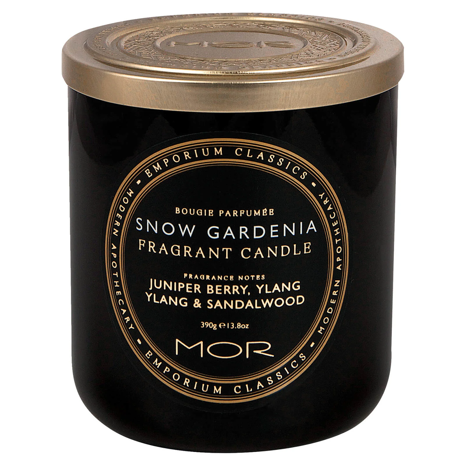 MOR Emporium Classics Snow Gardenia Perfumed Candle 380g - Image 3