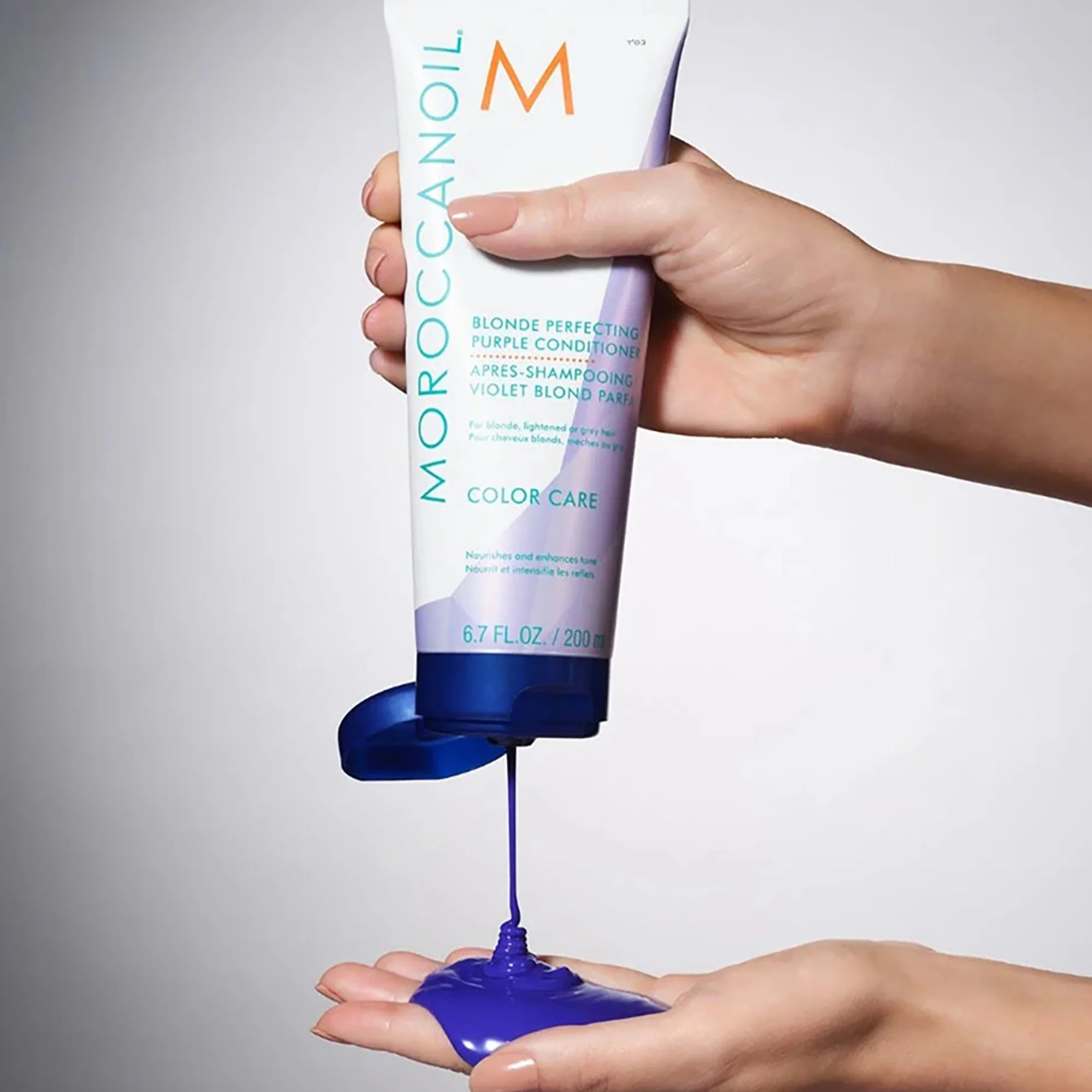 Moroccanoil Blonde Perfecting Purple Conditioner 200ml - Image 3