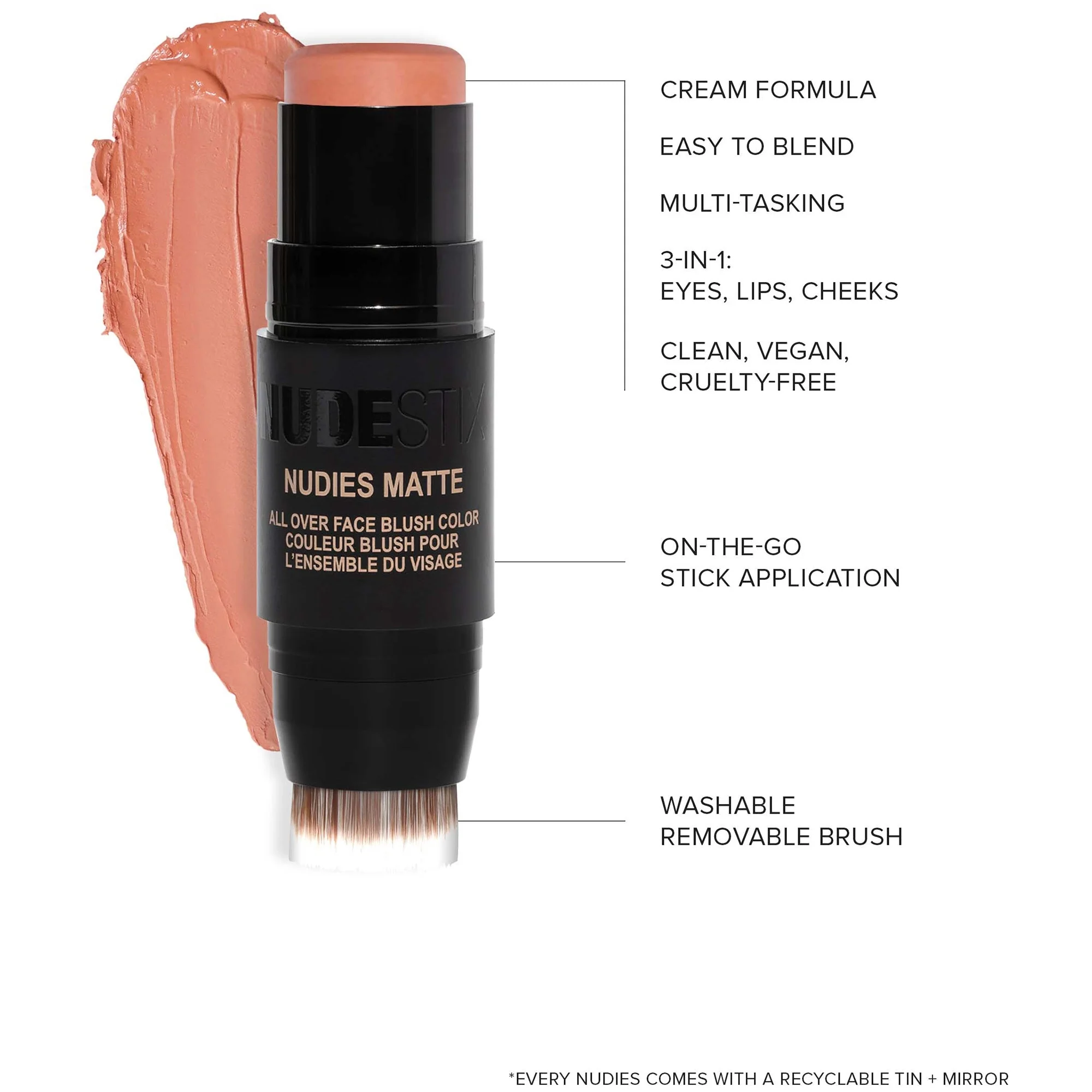 NUDESTIX Nudies Matte All Over Face Blush Colour 7g (Various Shades) - Image 11