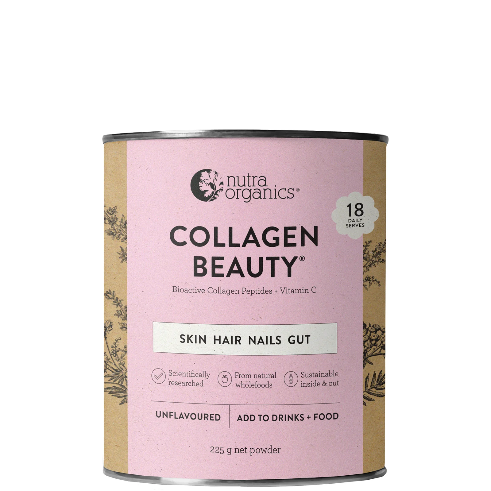 Nutra Naturals Collagen Beauty - Unflavoured 225g