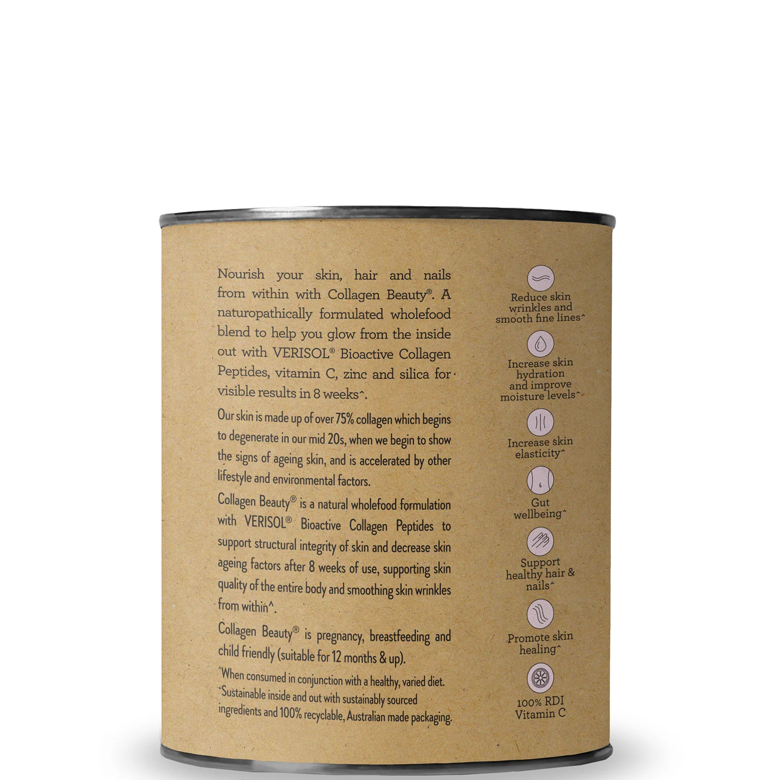 Nutra Naturals Collagen Beauty - Unflavoured 225g - Image 2