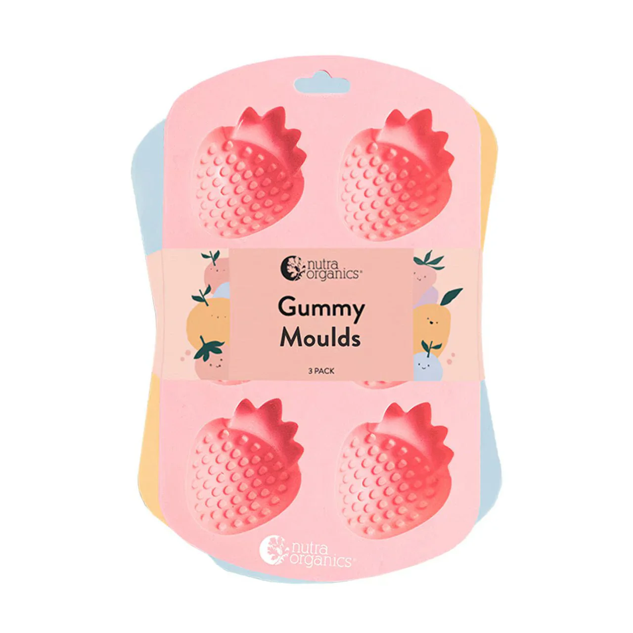 Nutra Naturals  Gummy Mould x 3 Pack - Fruits